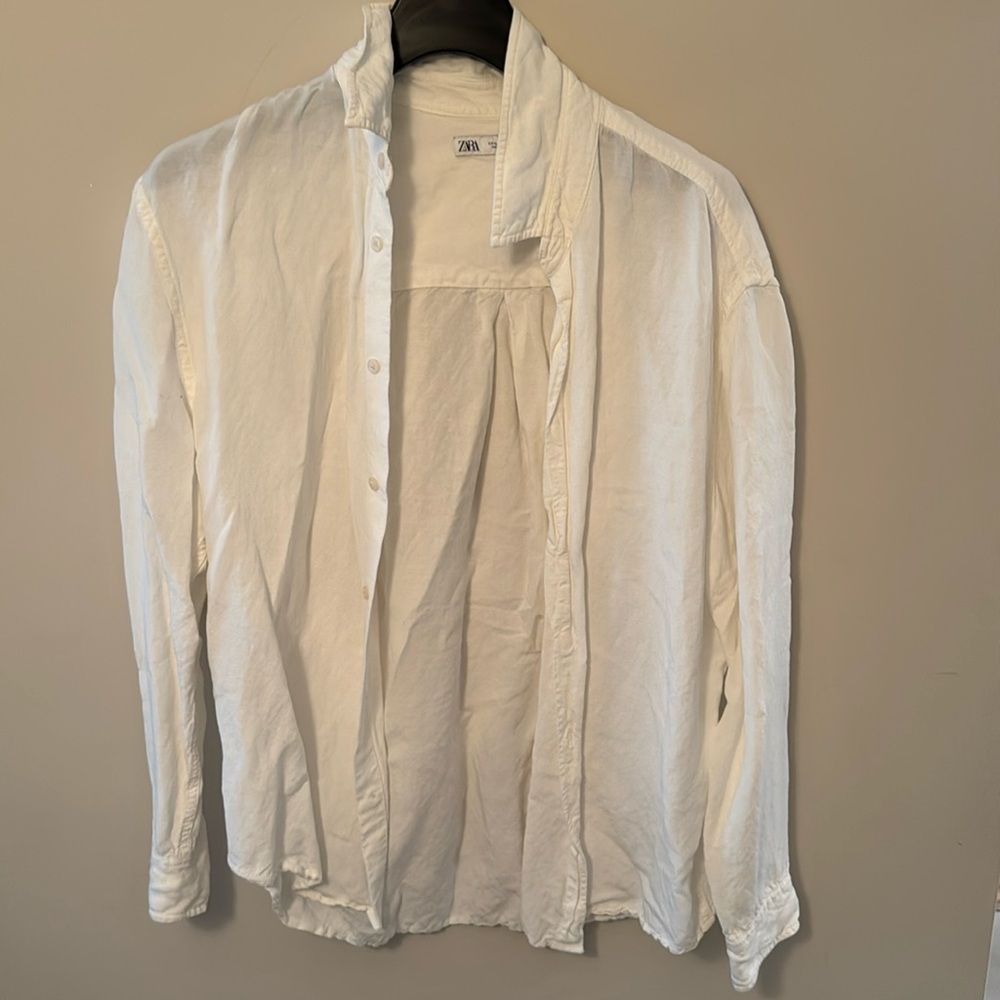 Men’s Zara white button up